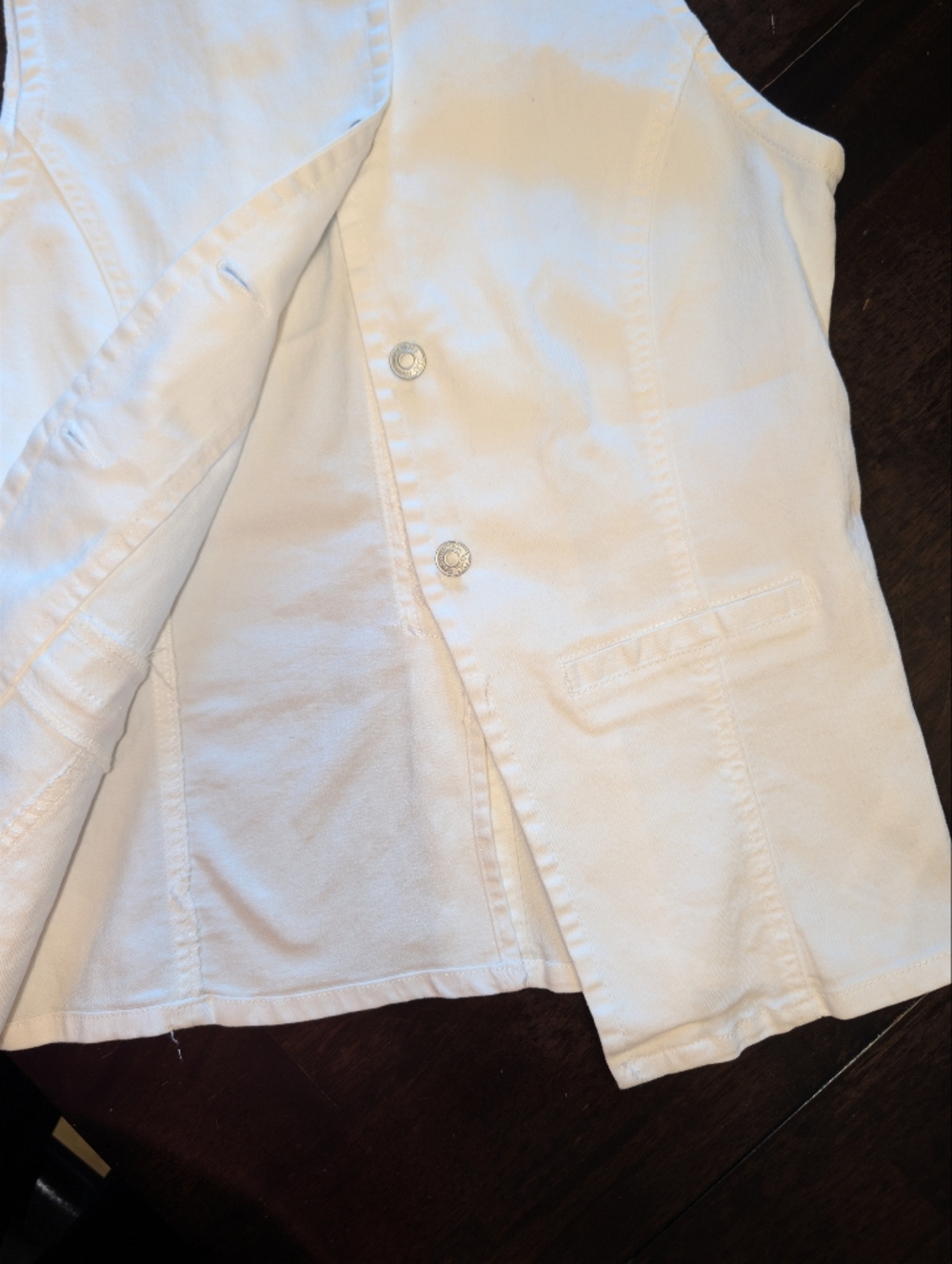 Angels White Label Cotton Women's Denim Vest 90s Rachel Green Casual Summer M